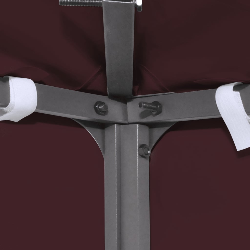 Copertura Superiore per Gazebo 310g/mÂ² 3x3m Bordeaux