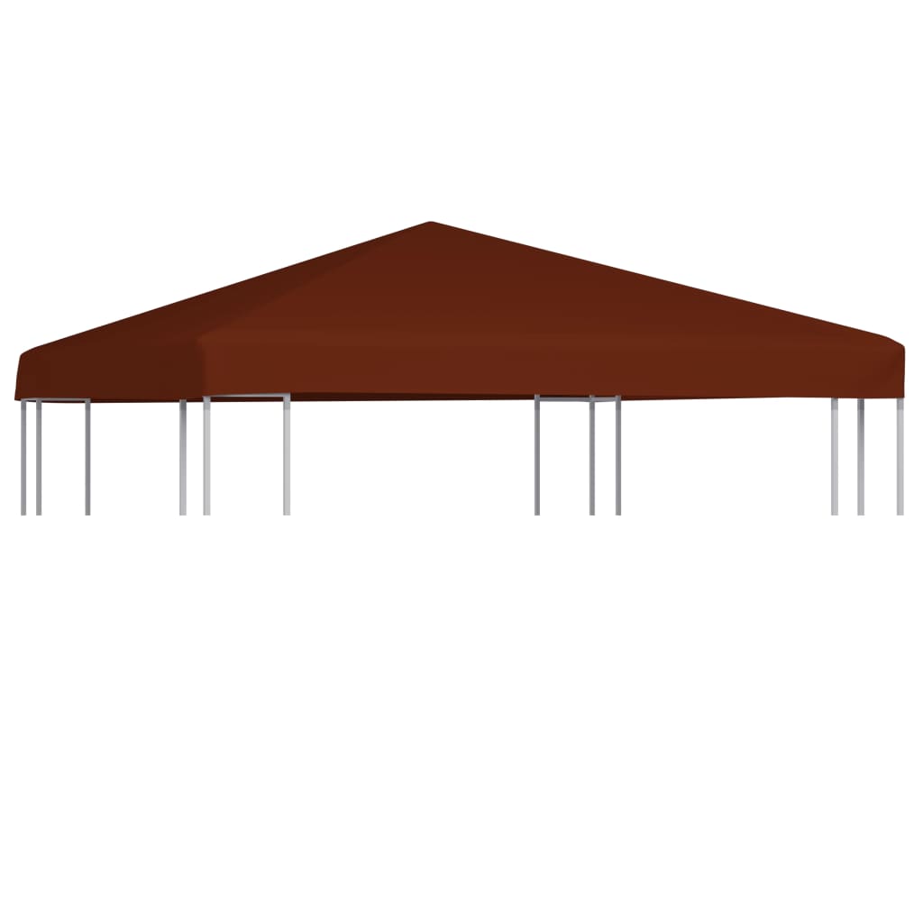Copertura Superiore Gazebo 310g/mÂ² 3x3 m Terracotta
