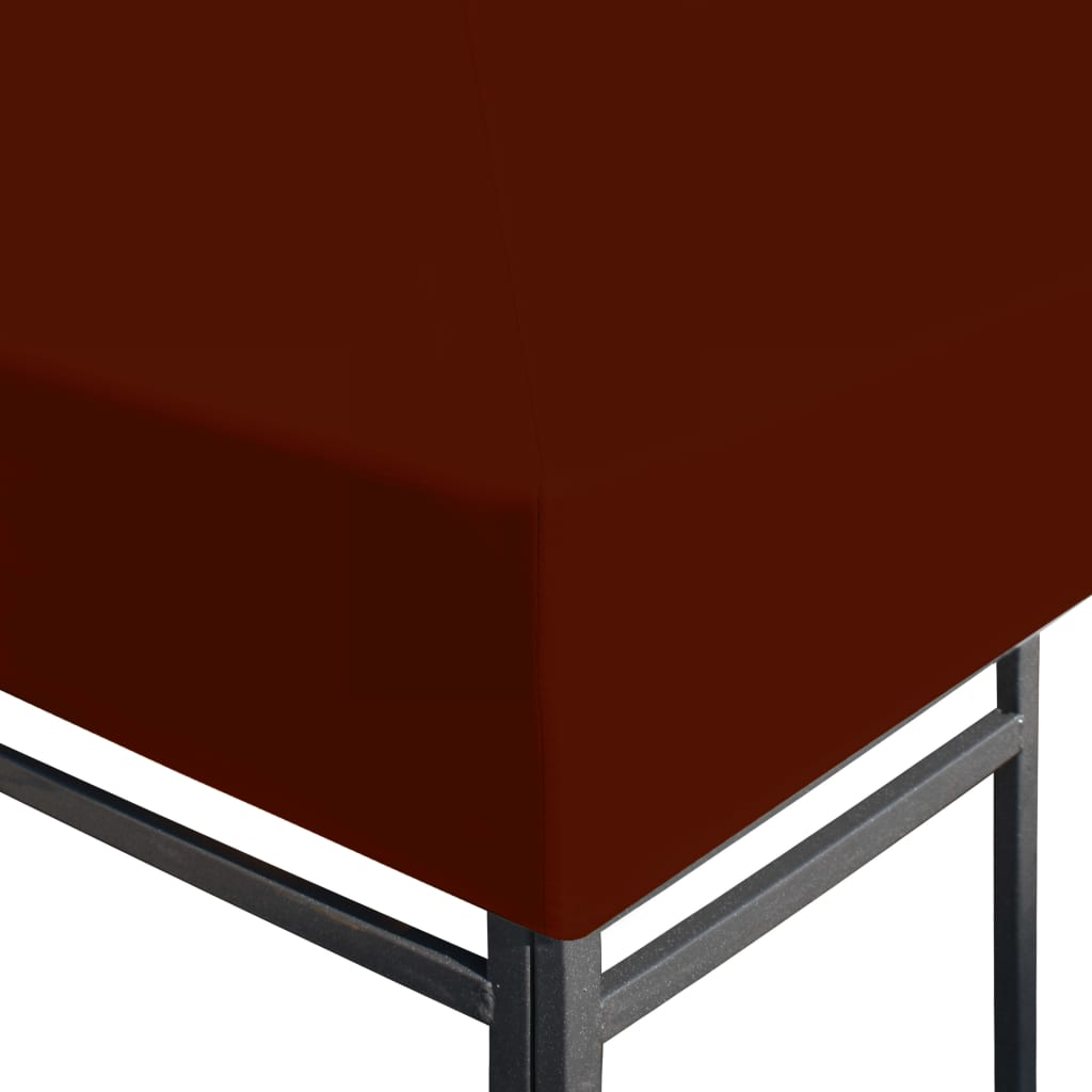 Copertura Superiore Gazebo 310g/mÂ² 3x3 m Terracotta