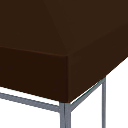Copertura Superiore per Gazebo 310 g/mÂ² 3x4 m Marrone