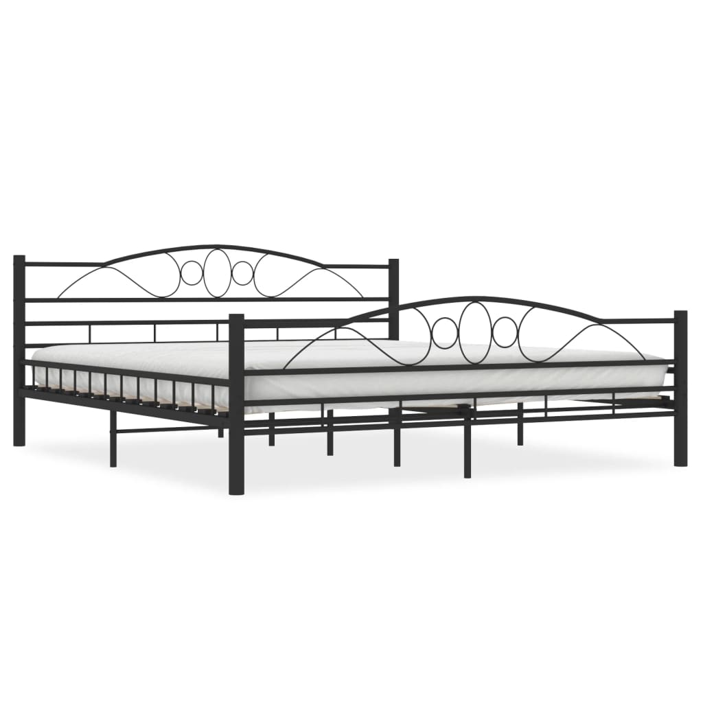 Giroletto Nero in Acciaio 180x200 cm