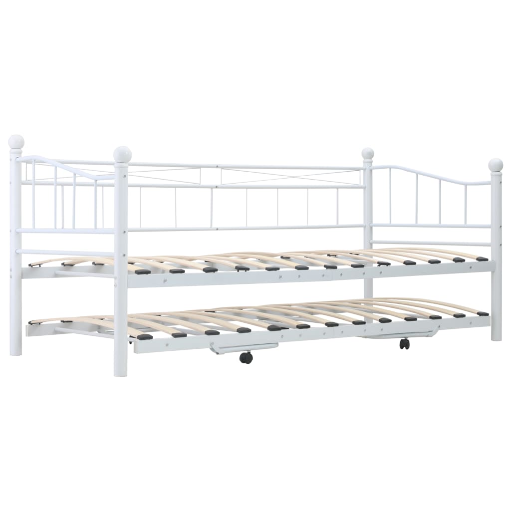 Giroletto Bianco in Acciaio 180x200/90x200 cm