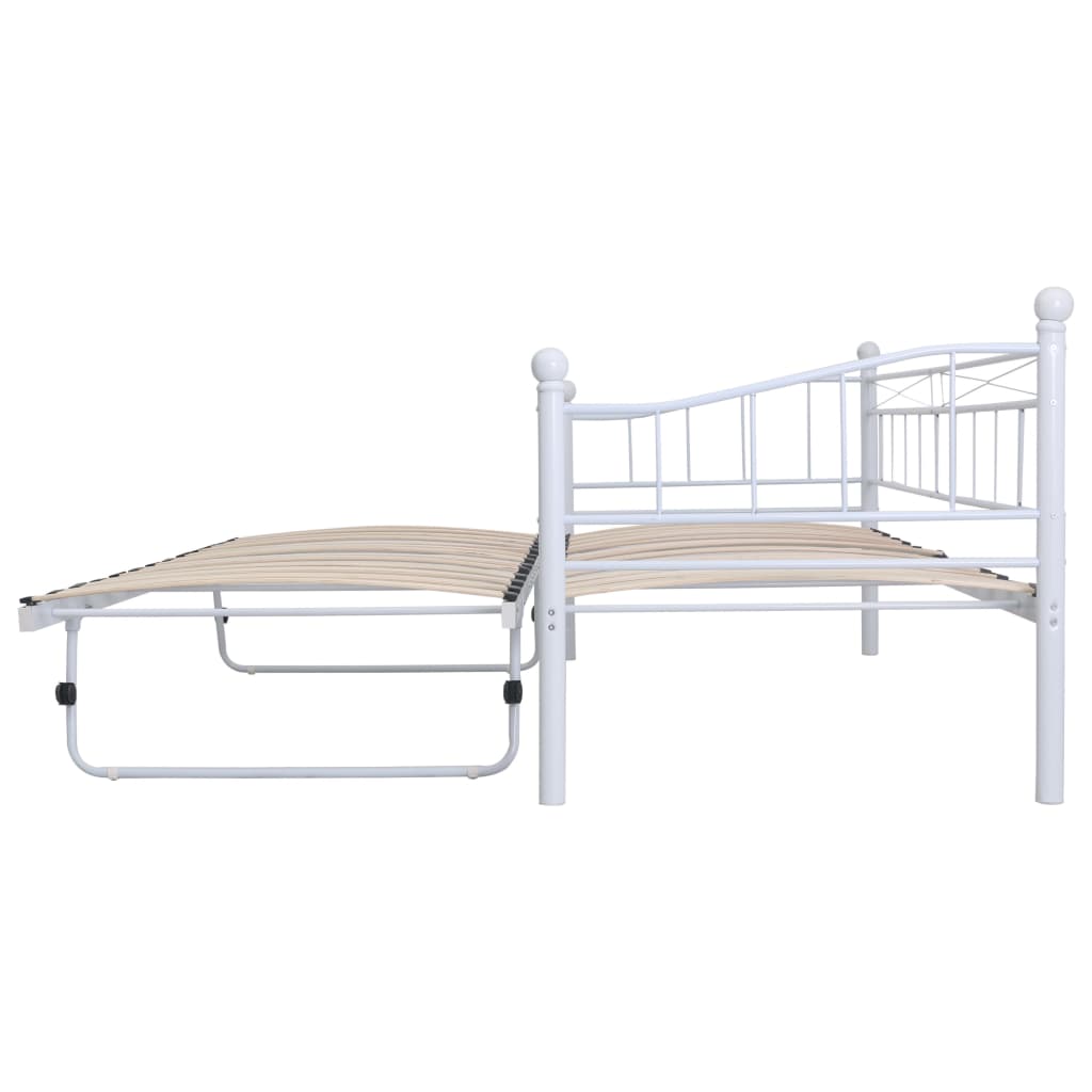 Giroletto Bianco in Acciaio 180x200/90x200 cm