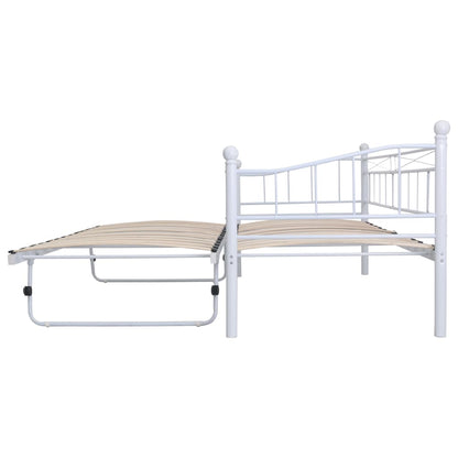 Giroletto Bianco in Acciaio 180x200/90x200 cm