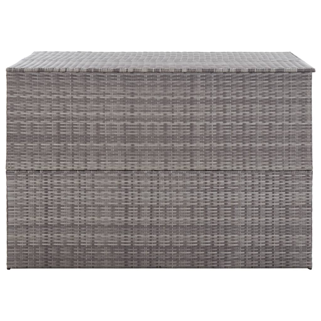 Baule da Giardino Grigio 150x100x100 cm in Polyrattan