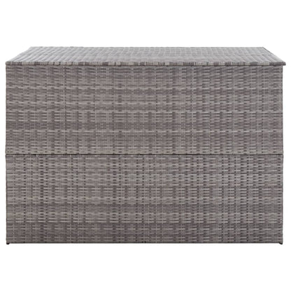 Baule da Giardino Grigio 150x100x100 cm in Polyrattan