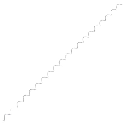 Spirali per Gabbioni 24 pz in Acciaio Zincato 100 cm
