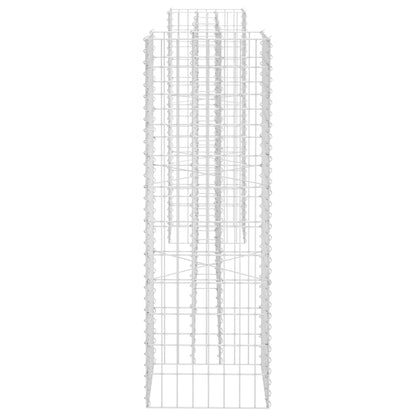 Gabbione Fioriera ad "H" in Filo di Acciaio 260x40x120 cm