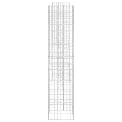Gabbione Fioriera ad "H" in Filo di Acciaio 260x40x200 cm
