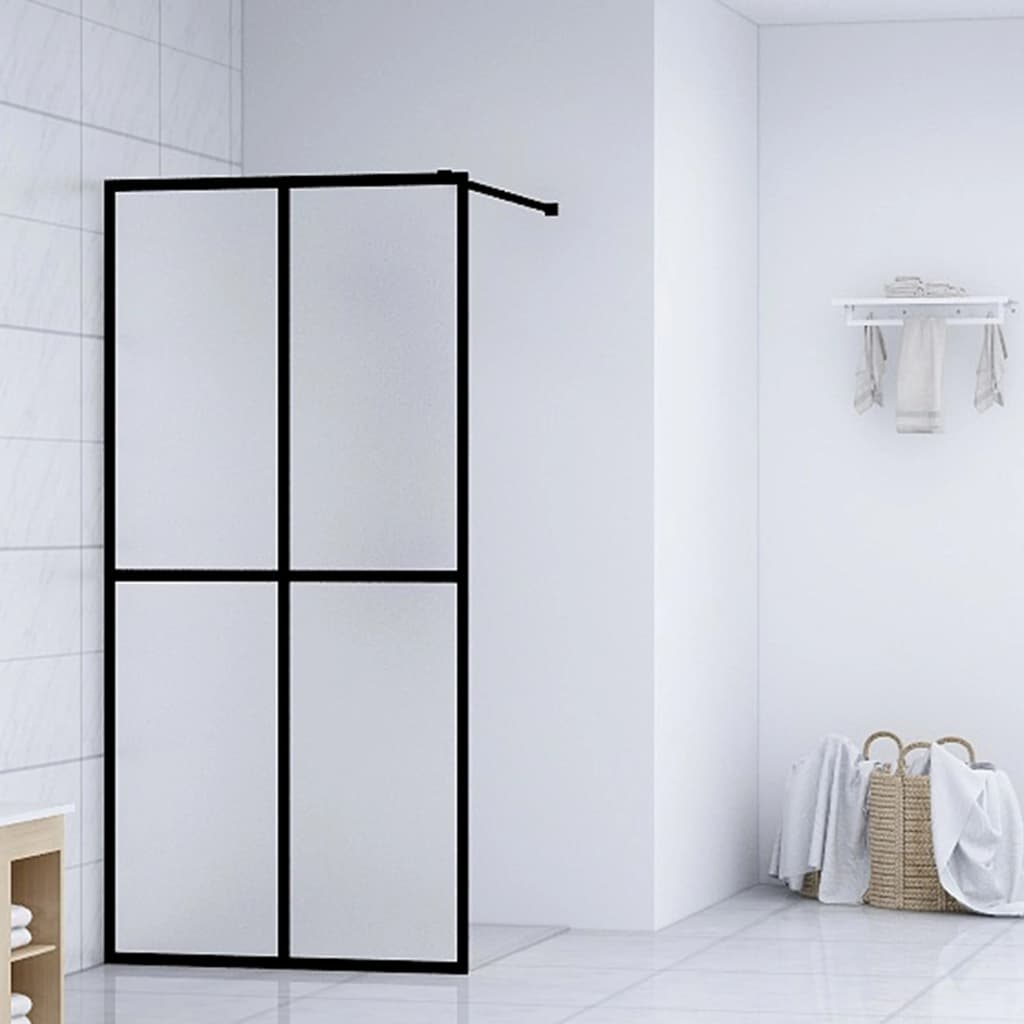 Cabina Doccia con Schermo in Vetro Temperato Glassato 90x195 cm