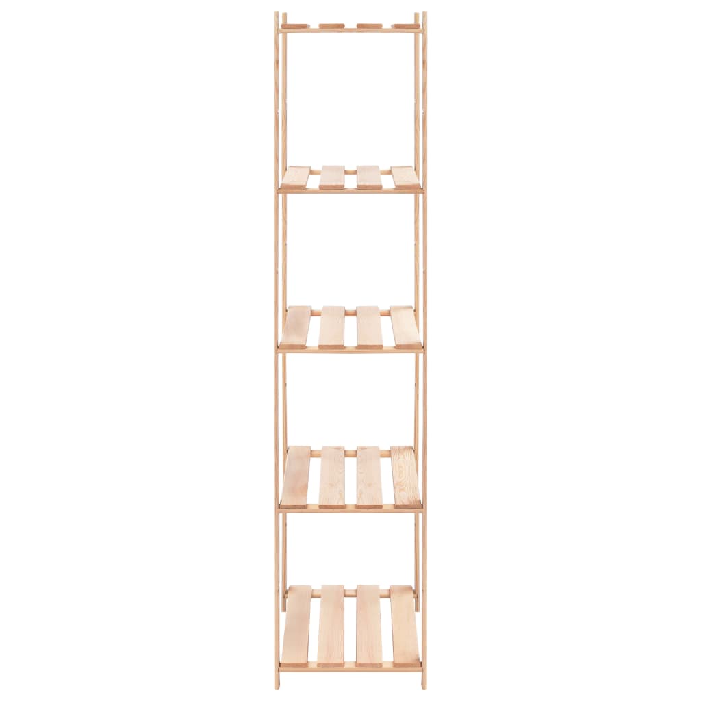 Scaffale a 5 Livelli 80x38x170 cm in Massello di Pino 250 kg