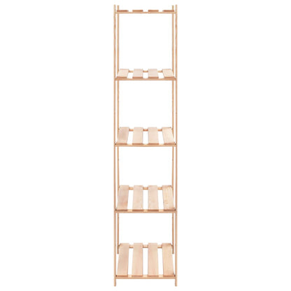 Scaffale a 5 Livelli 80x38x170 cm in Massello di Pino 250 kg