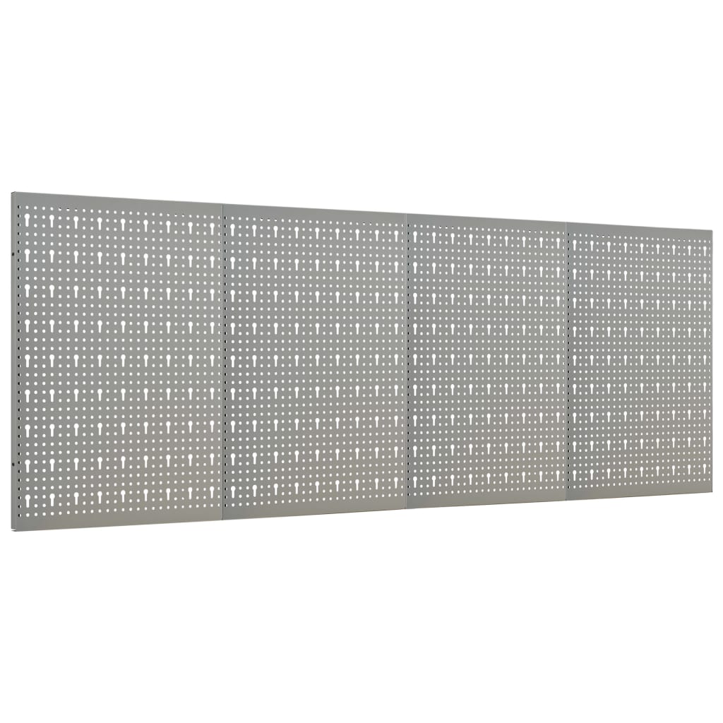 Pannelli per Utensili a Parete 4 pz 40x58 cm in Acciaio