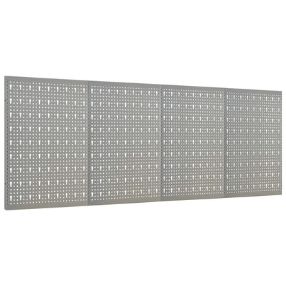 Pannelli per Utensili a Parete 4 pz 40x58 cm in Acciaio