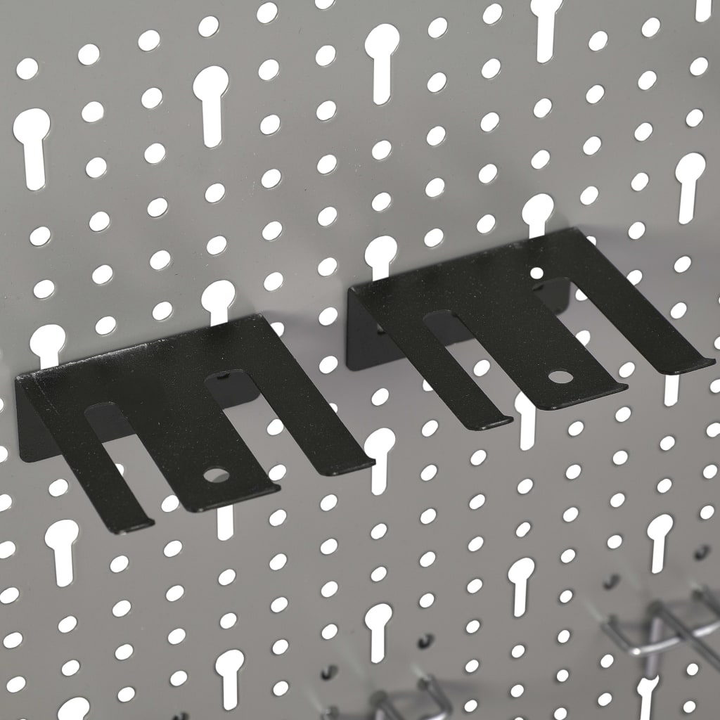 Pannelli per Utensili a Parete 3 pz 40x58 cm Acciaio