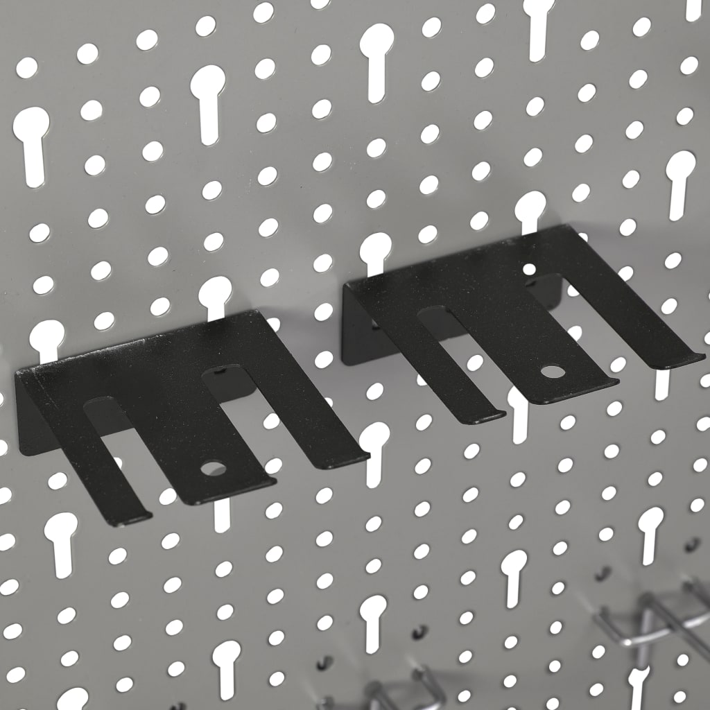 Pannelli per Utensili a Parete 4 pz 40x58 cm Acciaio