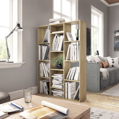 Libreria/Divisorio Rovere Sonoma 100x24x140cm Legno Multistrato