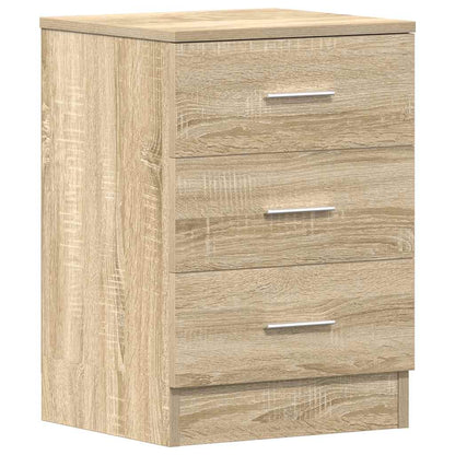Comodino Rovere Sonoma 38x35x56 cm in Legno Multistrato
