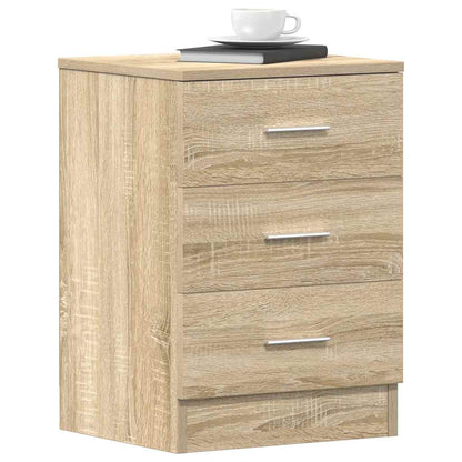 Comodino Rovere Sonoma 38x35x56 cm in Legno Multistrato