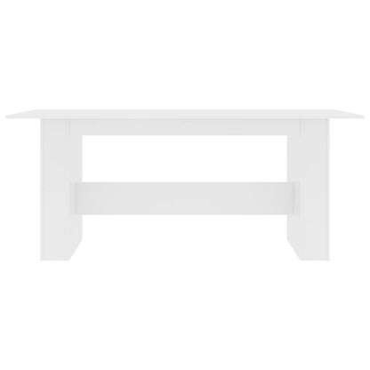 Tavolo da Pranzo Bianco 180x90x76 cm in Legno Multistrato