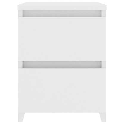 Comodino Bianco 30x30x40 cm Legno Ingegnerizzato