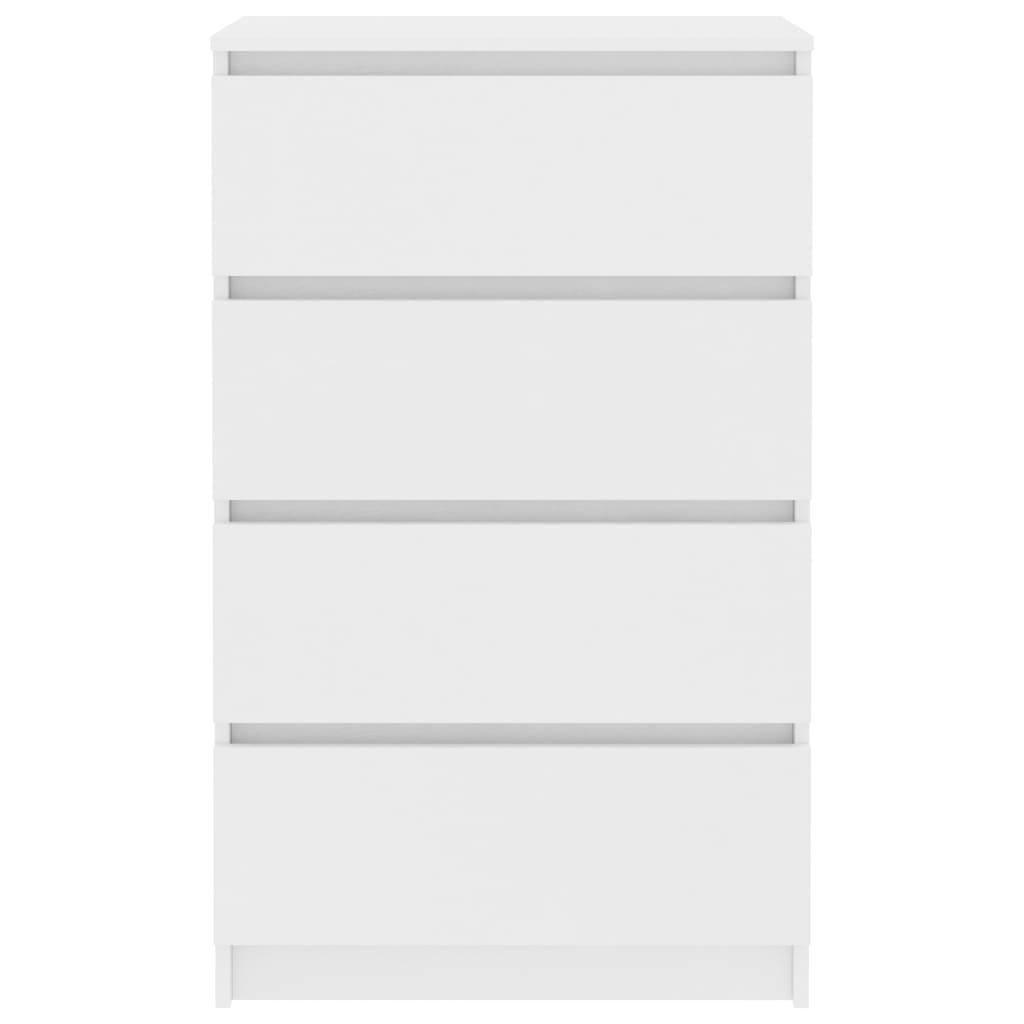 Credenza Bianca 60x35x98,5 cm in Legno Multistrato