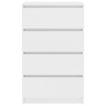 Credenza Bianca 60x35x98,5 cm in Legno Multistrato