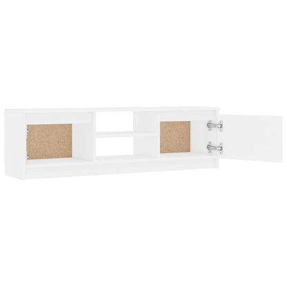 Mobile Porta TV Bianco 120x30x35,5 cm in Legno Multistrato