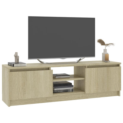 Mobile Porta TV Rovere Sonoma 120x30x35,5 cm Legno Multistrato