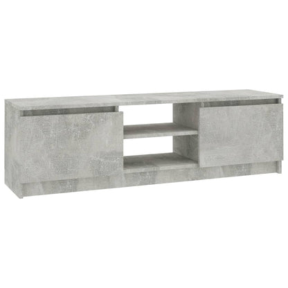 Mobile Porta TV Grigio Cemento 120x30x35,5 cm Legno Multistrato