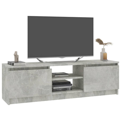 Mobile Porta TV Grigio Cemento 120x30x35,5 cm Legno Multistrato