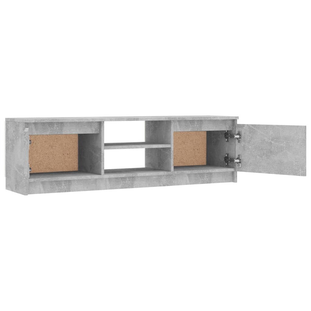 Mobile Porta TV Grigio Cemento 120x30x35,5 cm Legno Multistrato