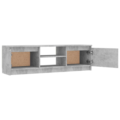 Mobile Porta TV Grigio Cemento 120x30x35,5 cm Legno Multistrato