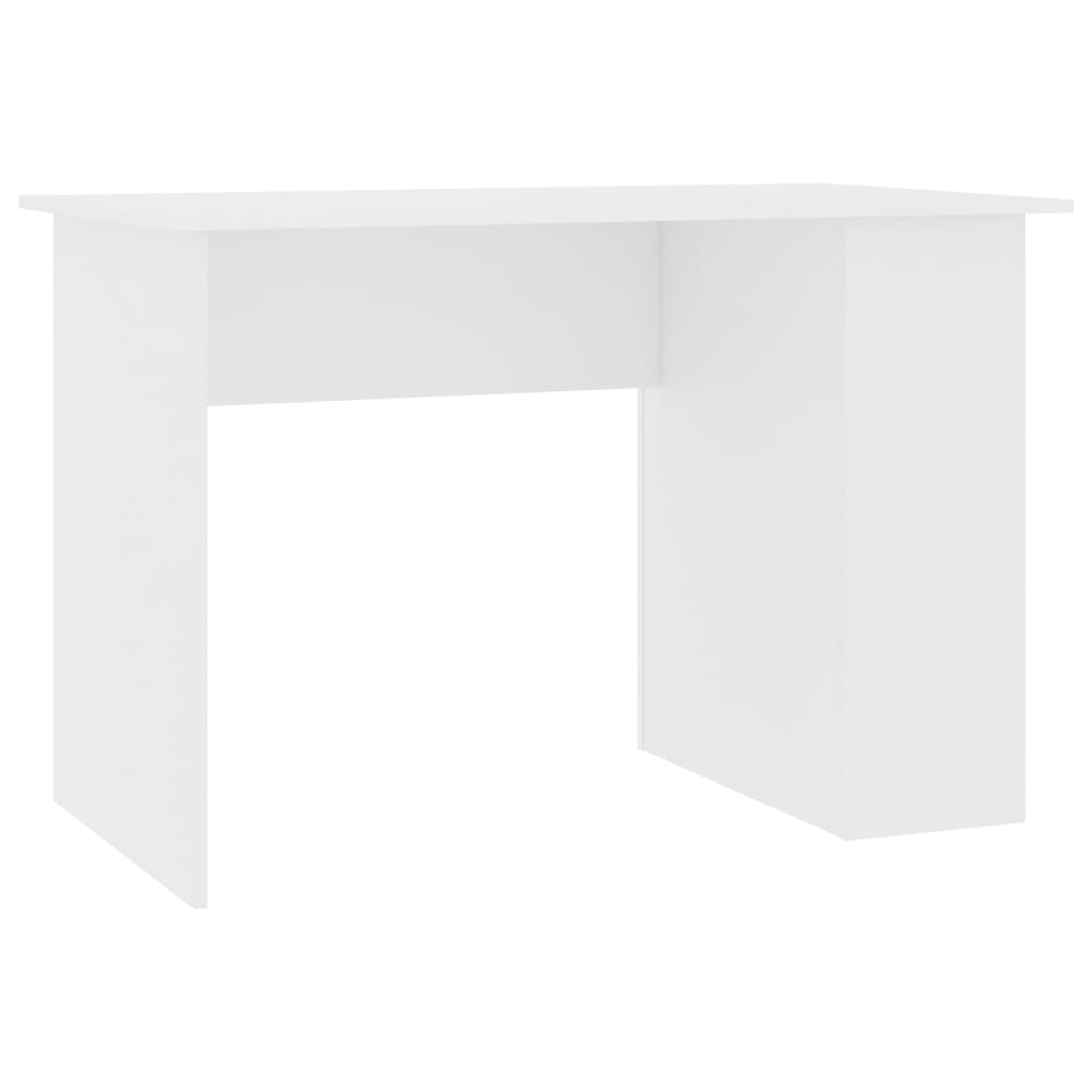 Scrivania Bianca 110x60x73 cm in Legno Multistrato