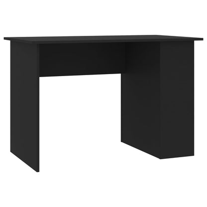 Scrivania Nera 110x60x73 cm in Legno Multistrato