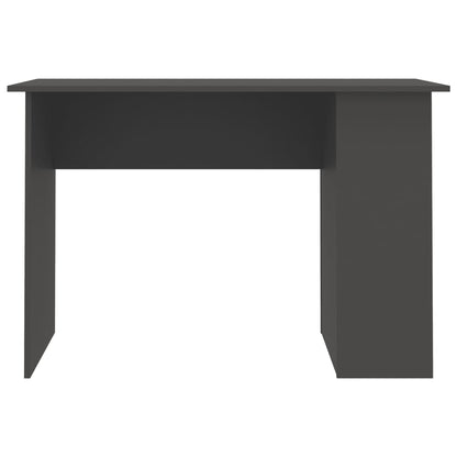 Scrivania Grigia 110x60x73 cm in Legno Multistrato