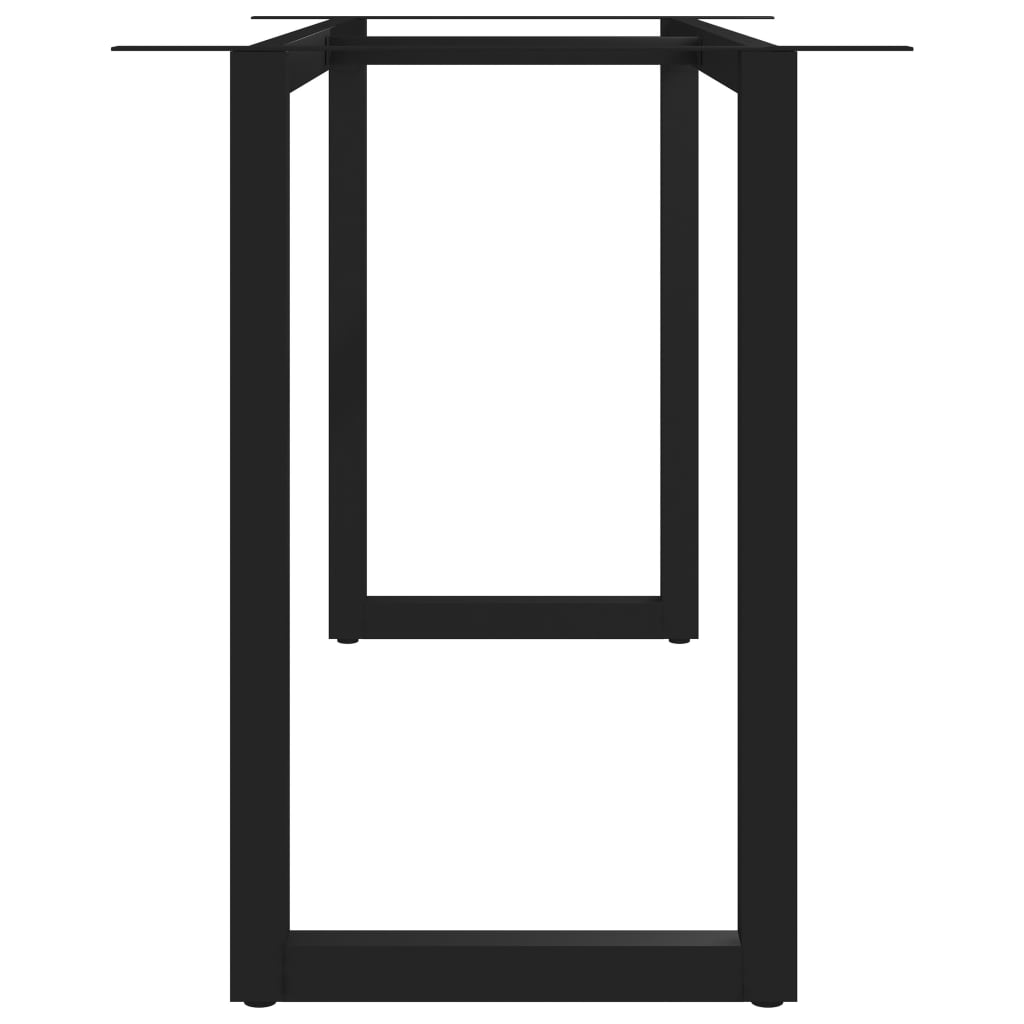 Gambe per Tavolo da Pranzo con Struttura a O 140x60x72 cm