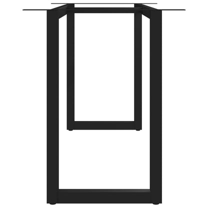 Gambe per Tavolo da Pranzo con Struttura a O 140x60x72 cm
