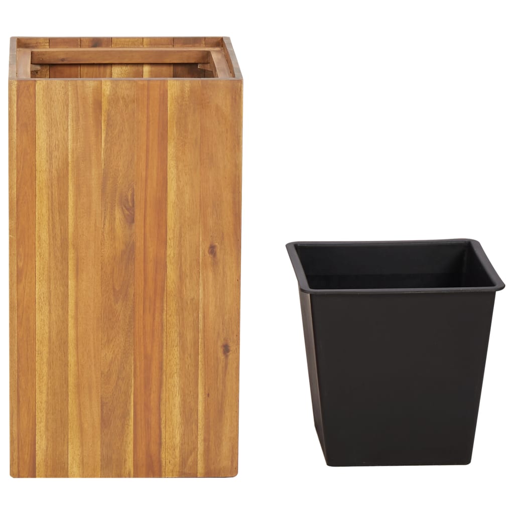 Letto Rialzato da Giardino 33,5x33,5x60 cm Massello di Acacia
