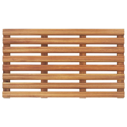 Pedane da Bagno 2 pz in Legno Massello d'Acacia 56x37 cm