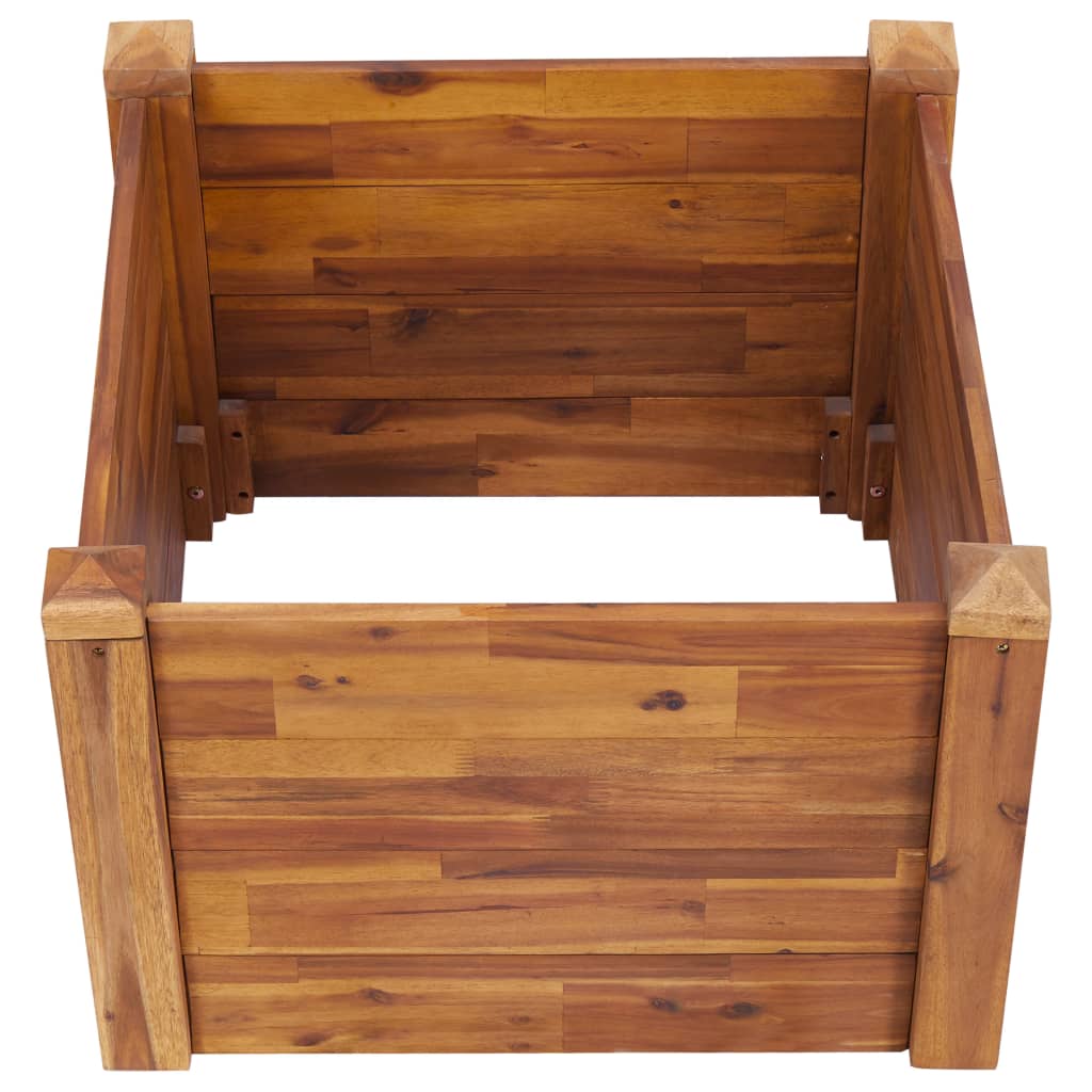 Letto Rialzato da Giardino 60x60x44 cm in Legno Massello Acacia