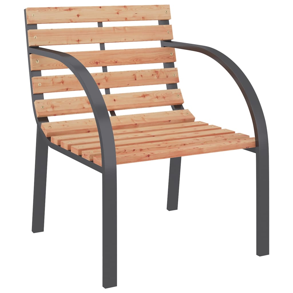 Sedie da Giardino 2 pz in Legno