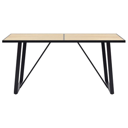Tavolo da Pranzo Rovere 160x80x75 cm in MDF