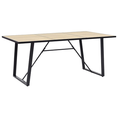 Tavolo da Pranzo Rovere 200x100x75 cm in MDF