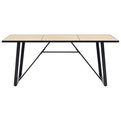 Tavolo da Pranzo Rovere 200x100x75 cm in MDF