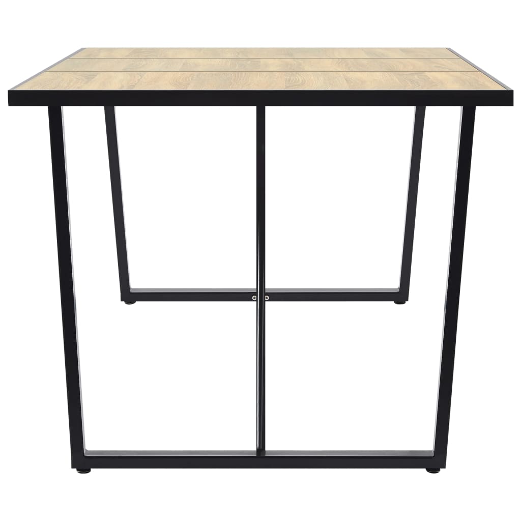 Tavolo da Pranzo Rovere 200x100x75 cm in MDF