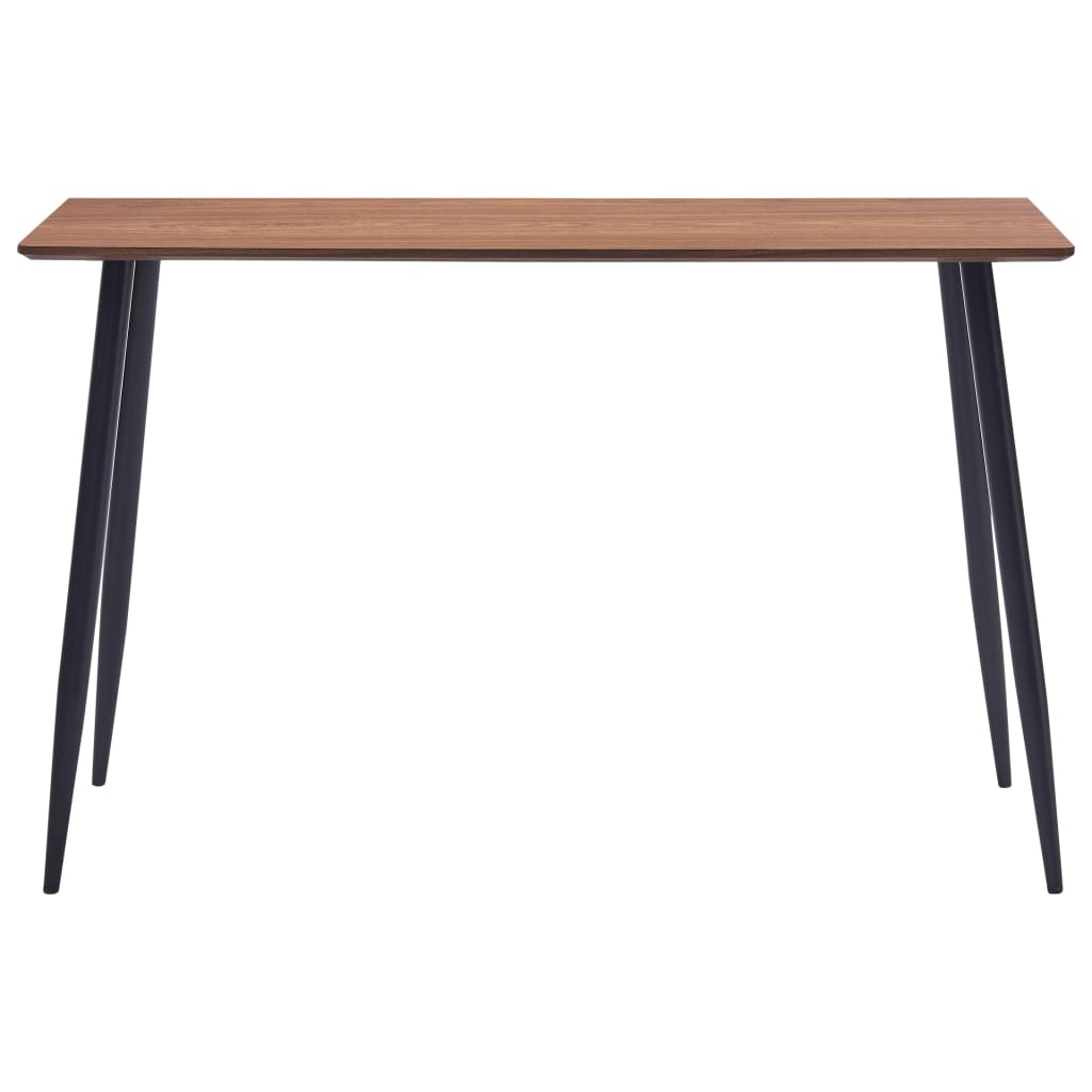 Tavolo da Pranzo Marrone 120x60x75 cm in MDF
