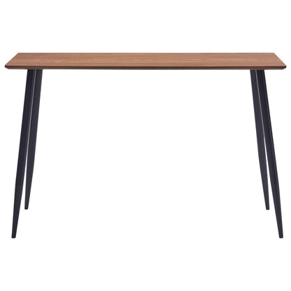 Tavolo da Pranzo Marrone 120x60x75 cm in MDF