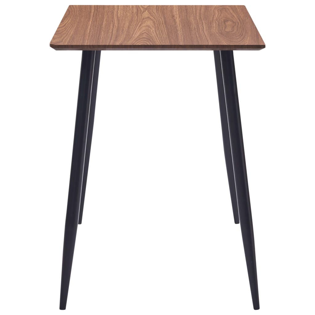 Tavolo da Pranzo Marrone 120x60x75 cm in MDF