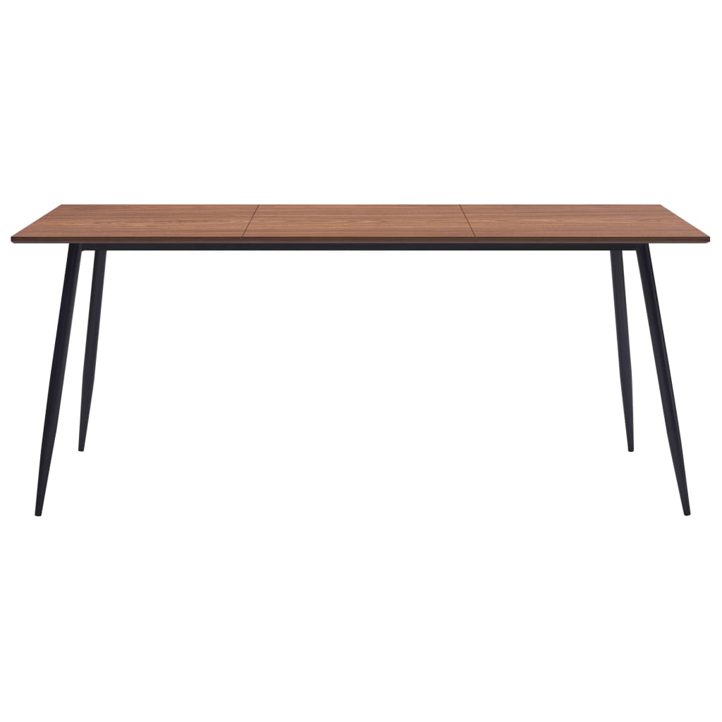 Tavolo da Pranzo Marrone 180x90x75 cm in MDF